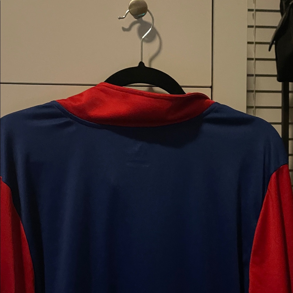 NWOT Fanatics Red and Blue Quarter-Zip Pullover - Picture 7 of 8